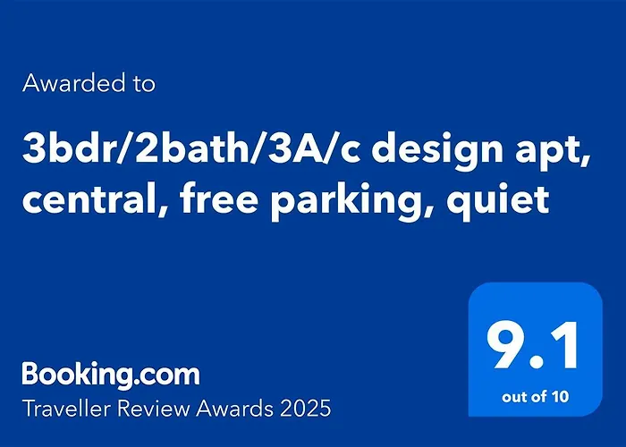 3bdr-2bath-3ac Design Apt, Central, Secured Parking, Quiet Budapesta